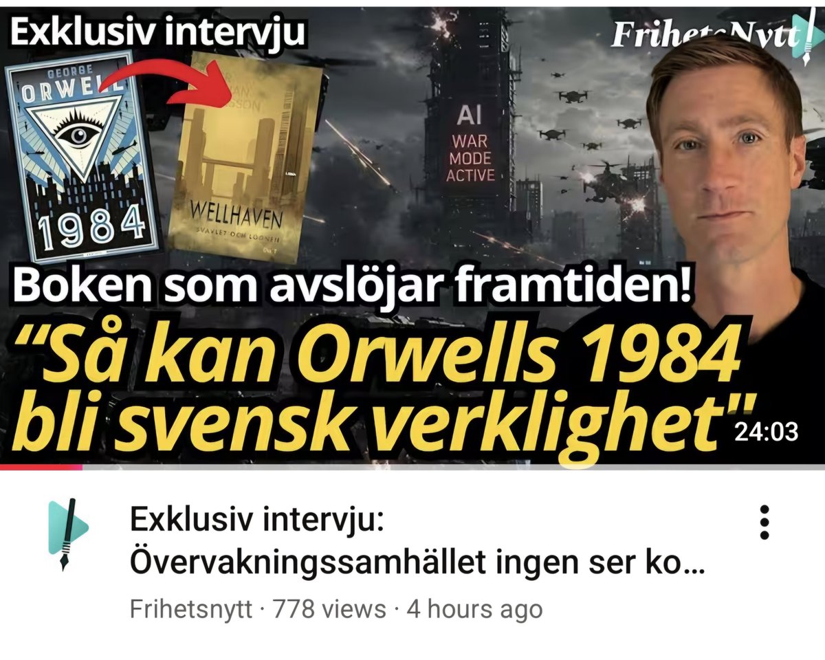 altjohan80's tweet photo. Intervju på Frihetsnytt

https://t.co/ElN7ryVDmI https://t.co/wvlbsSloNG