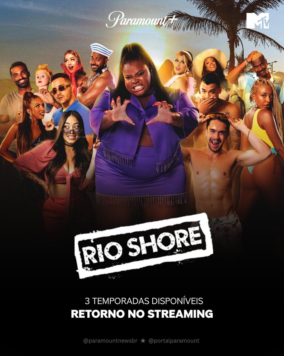 PortalParamount's tweet photo. Nunca imaginei que estaria fazendo este post. As 3 primeiras temporadas de Rio Shore RETORNARAM ao @paramountplusbr. https://t.co/yFQnipYVhU