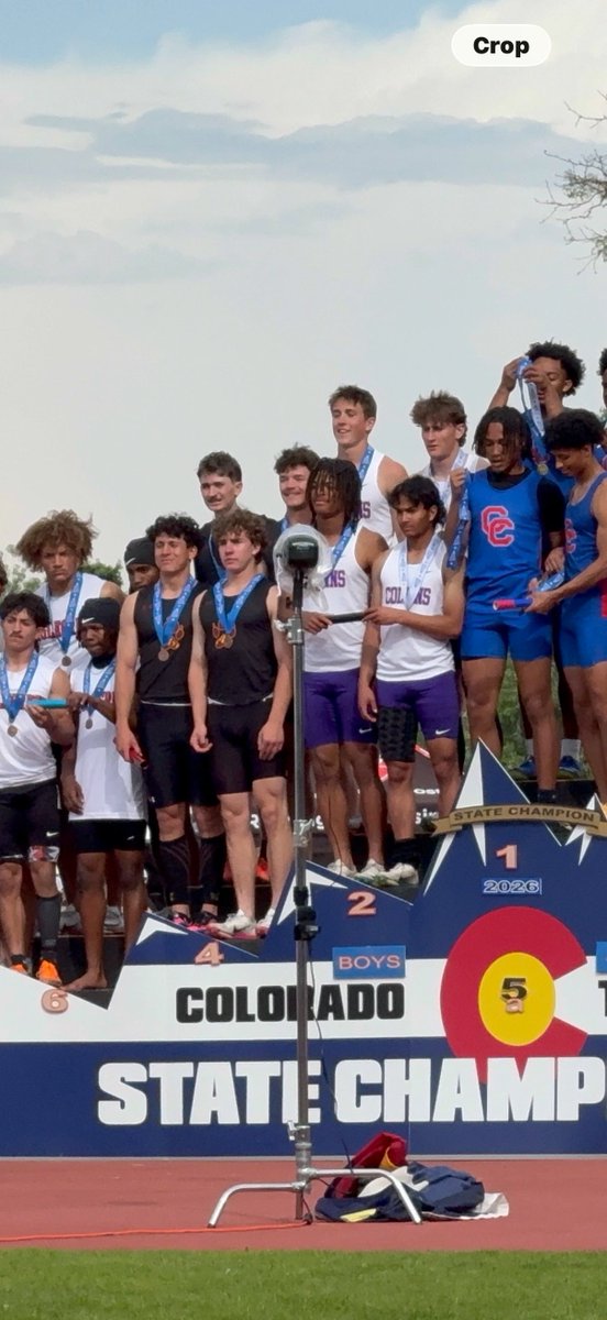 erjacobson_3's tweet photo. I’m a bit behind on updating, it’s been a bit emotional as a dad seeing time go by so quickly.

Update for EJ: the regional baseball loss was tough but that opened the door for us to head back to state track. We got Erik there in time to run the opening leg of Rocky’s 4x100 relay finals. 

He and his team rocked it. They went from the 9th seed with a prelim time of 42.36,,,, to 4th in the 5A finals with a time of 41.89. Incredible. Erik ran a 10.3 split. Phenomenal. Was an amazing afternoon.

Erik ended his one year HS track career with amazing times and distances: ⬇️

60m:   7.06
60m hurdles:   8.83
100m:   11.08
200m:   22.72
400m:   50.53
LJ:   20’-9”
TJ:   43’-3”

Incredible. All while playing baseball and achieving a 3.92 GPA.

He was a 9-time letter winner among all of his other accomplishments as well.

We’re so grateful and proud to be his parent.

⚡️Video is their state 4th place 4x100, Erik is first leg, lane 9.

🏅Podium pic, black uniforms, back right.

~EJ’s dad and mom