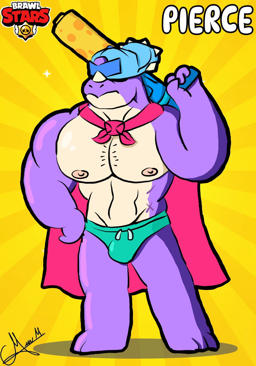 Soyleogamer's tweet photo. Pierce 🦖

#Pierce #brawlStarsPierce #BrawlStars #draw https://t.co/eO76S4w171