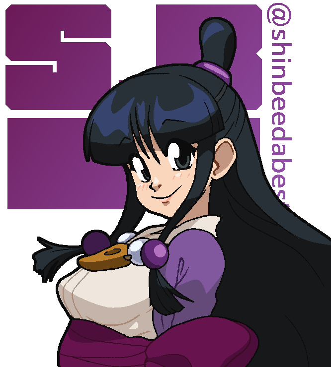 SHINBEEART's tweet photo. Maya Fey/Ayasato Mayoi 
She's been on my mind all week! https://t.co/9lwXMQosec