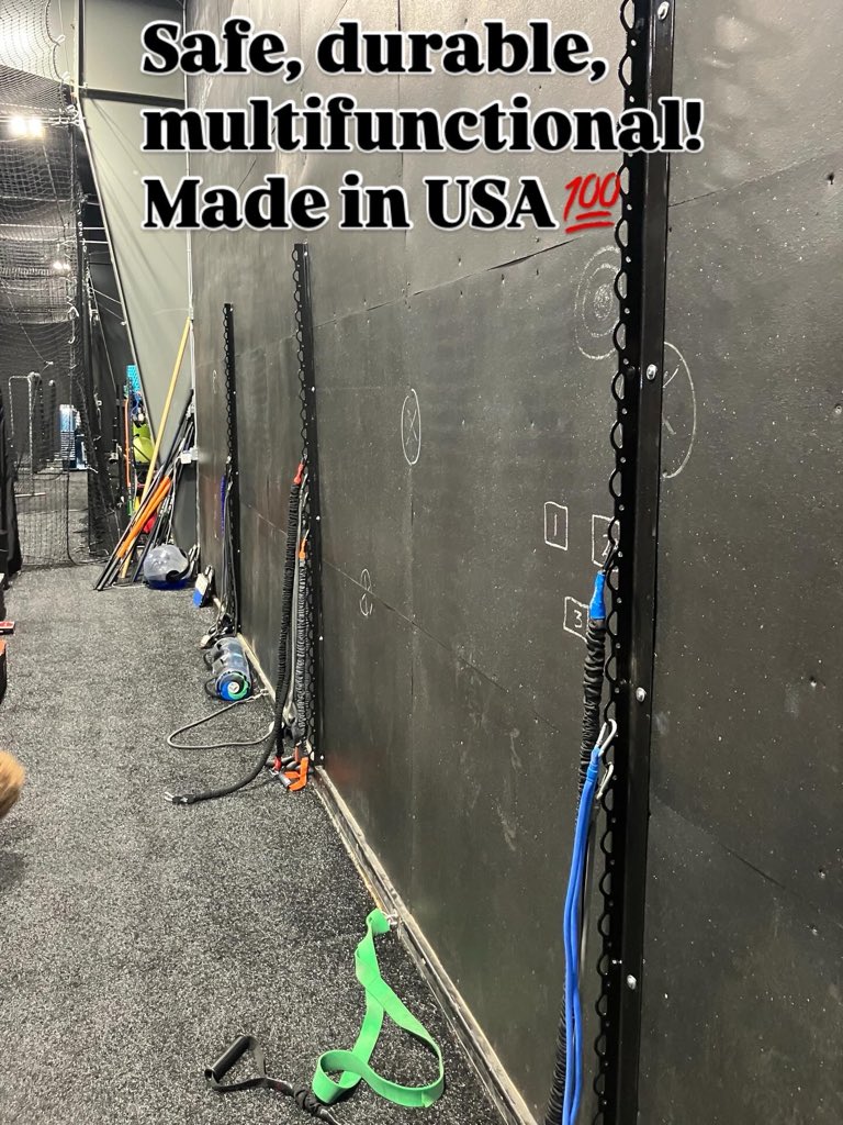 TheBandMachine's tweet photo. I have the best wall mount or moveable group training band attachment rails equipment made here in Midwest! Sale going on now. https://t.co/21IYV1hDlE