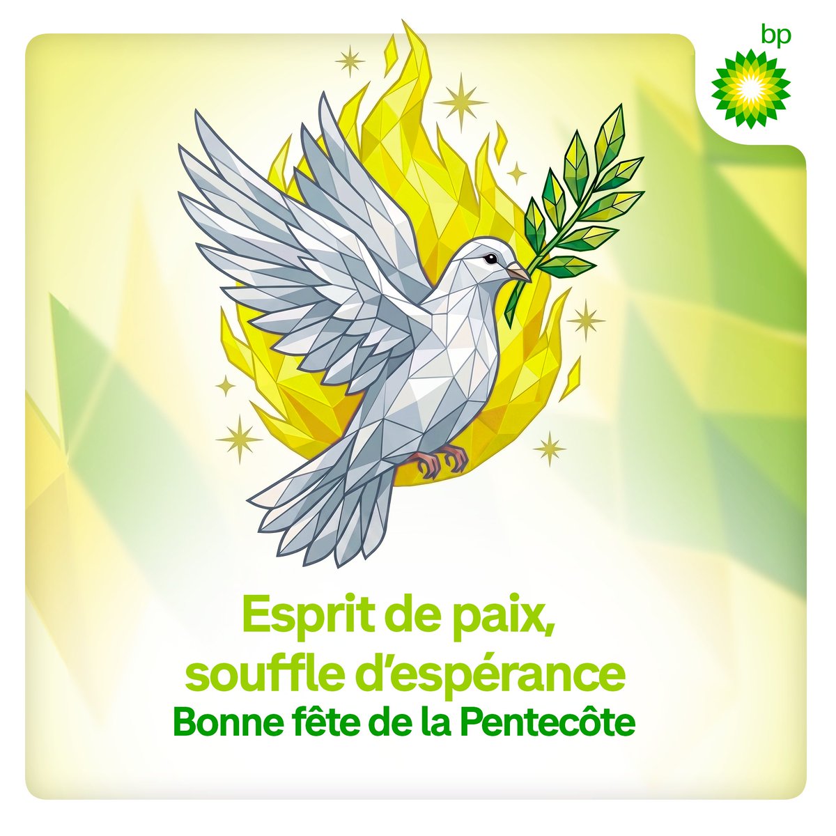 bp_Senegal's tweet photo. Que cette Pentecôte ravive en chacun la force d’avancer ensemble.
Bonne fête à toute la communauté chrétienne.

#bpSenegal #Pentecote https://t.co/omDU2zihWi