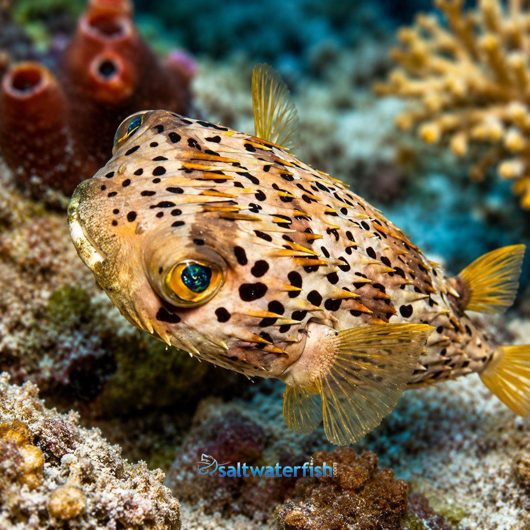 SaltWaterFishCo's tweet photo. 🐡🌊 Long-Spine Porcupine Puffer — bold personality with unforgettable looks!
Known for its expressive eyes, spotted body, and playful behavior, this unique puffer makes a fun and eye-catching addition to larger marine aquariums.

👉 Shop now: https://t.co/XGBkAv5Y5V https://t.co/OtWqbXkWr6
