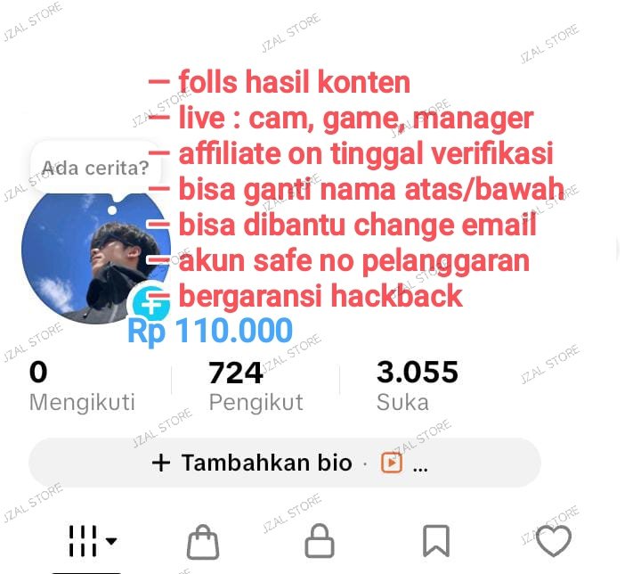 yourneedishere_'s tweet photo. wts acc tiktok live on affiliate on tinggal verifikasi aja. akun safe no pelanggaran dan bergaransi. take ke dm atau wa yaa https://t.co/QBu7v2mUWJ