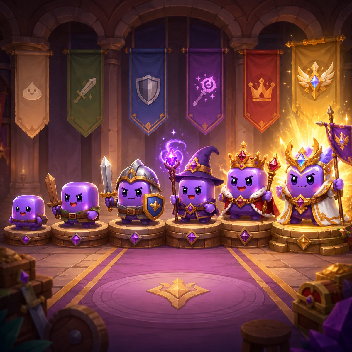 Jellycubes_nft's tweet photo. Every day is an opportunity to LEVEL UP 🧊 https://t.co/wsCNaz3PnP