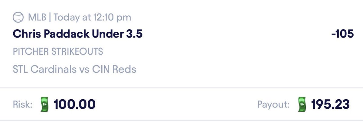 UnderPicks_'s tweet photo. 🚨FREE MLB PLAY🚨

Chris Paddack UNDER 3.5 Strikeouts (-105) 1u https://t.co/5qZIuqgEEq