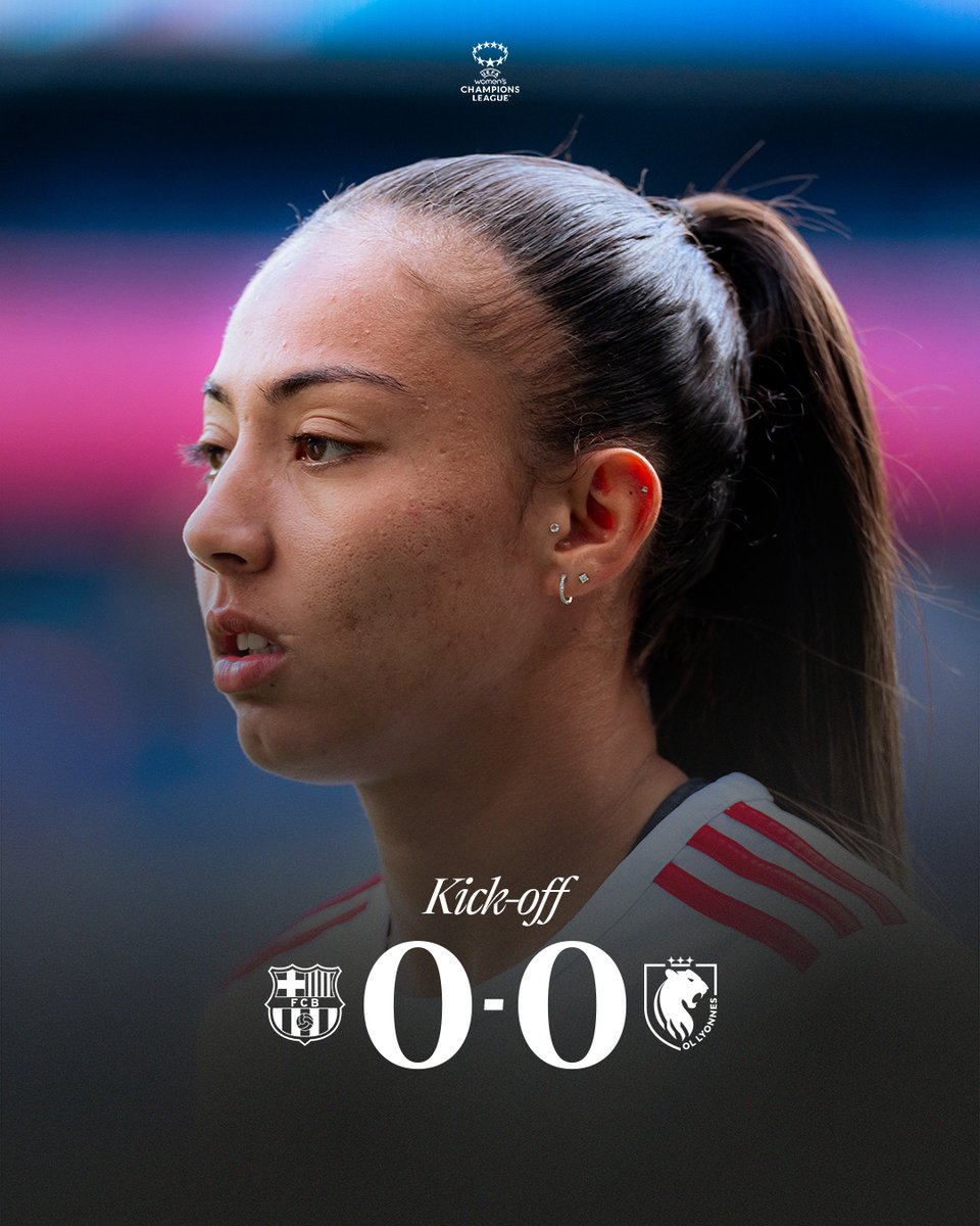 ol__lyonnes's tweet photo. 1' : Le coup d'envoi de cette finale de l'UEFA Women's Champions League est donné. Allez Lyon ! ✊

Comment regarder ? 🔗 https://t.co/AzplavHy7e

#FCBOL #UWCLfinal https://t.co/ZeSXH9Y3Xf