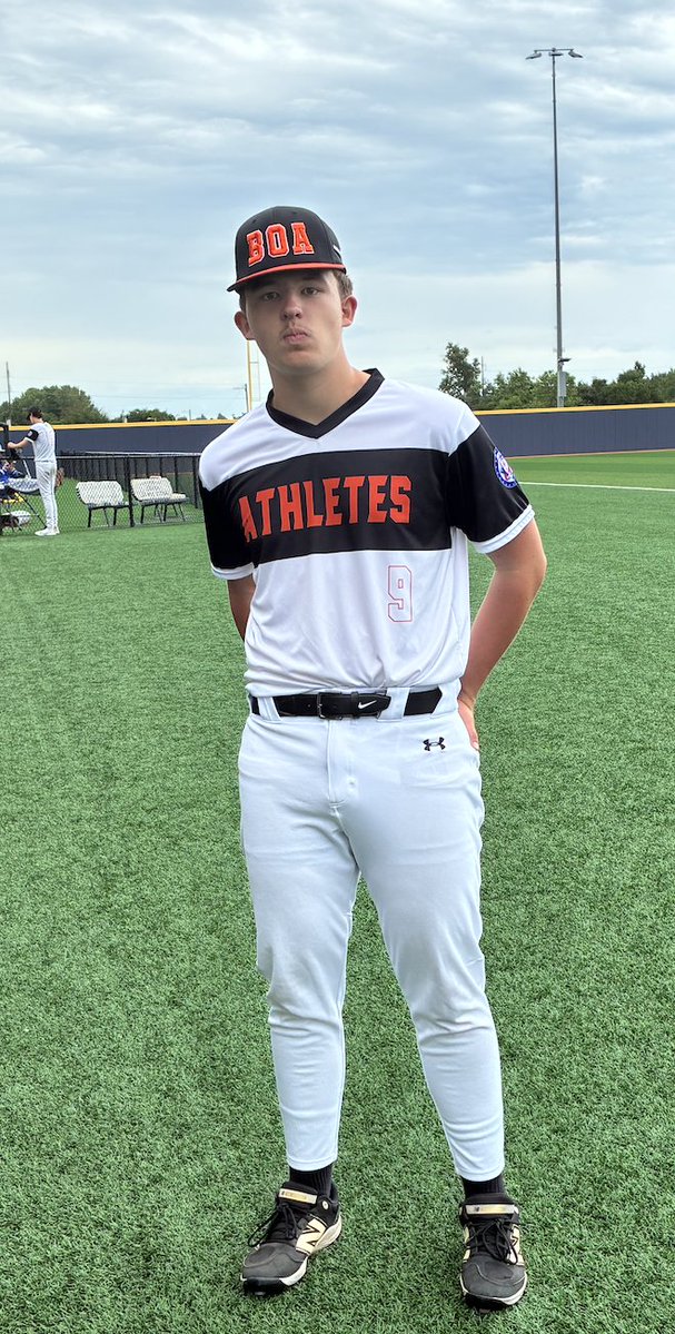 FiveToolOK's tweet photo. #OKKickoffSS F: @BrandOfAthletes 2029 13, VLO Baseball 2029 0
PoG: @C_Haskins12 2-2, 2 RBI
Pitcher: Hudson Holsinger 5 IP, H, 0R, 6K https://t.co/o2J3NBYPaF
