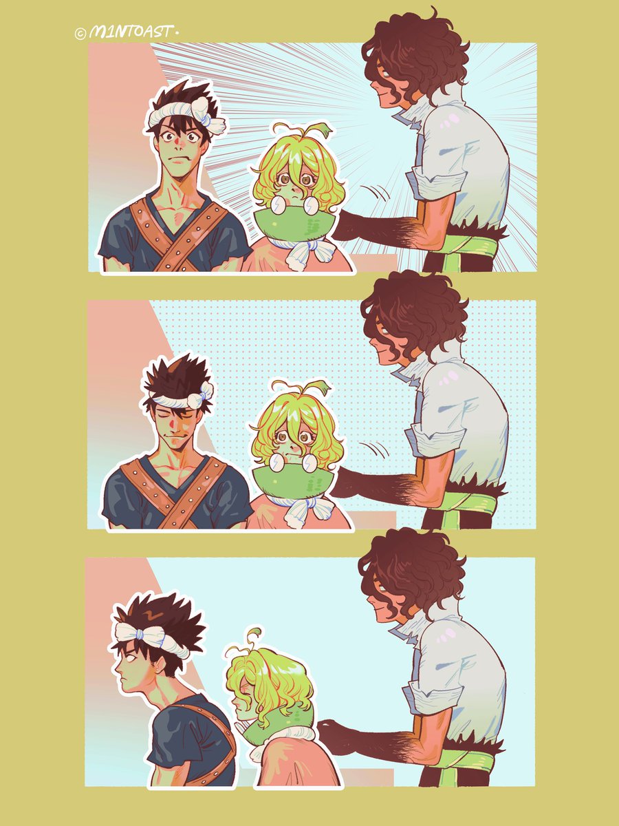 m1ntoast's tweet photo. Let's slouch with professor 🦏💎🍉
#dcst #drstone https://t.co/4W3bvLNMvS
