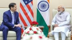 1aeroart's tweet photo. Rubio met Modi; US seeks to sell energy to India due to Iran war shortfalls. This confirms a potential shift in energy flows. 🛢️ https://t.co/DvuJdefkoU