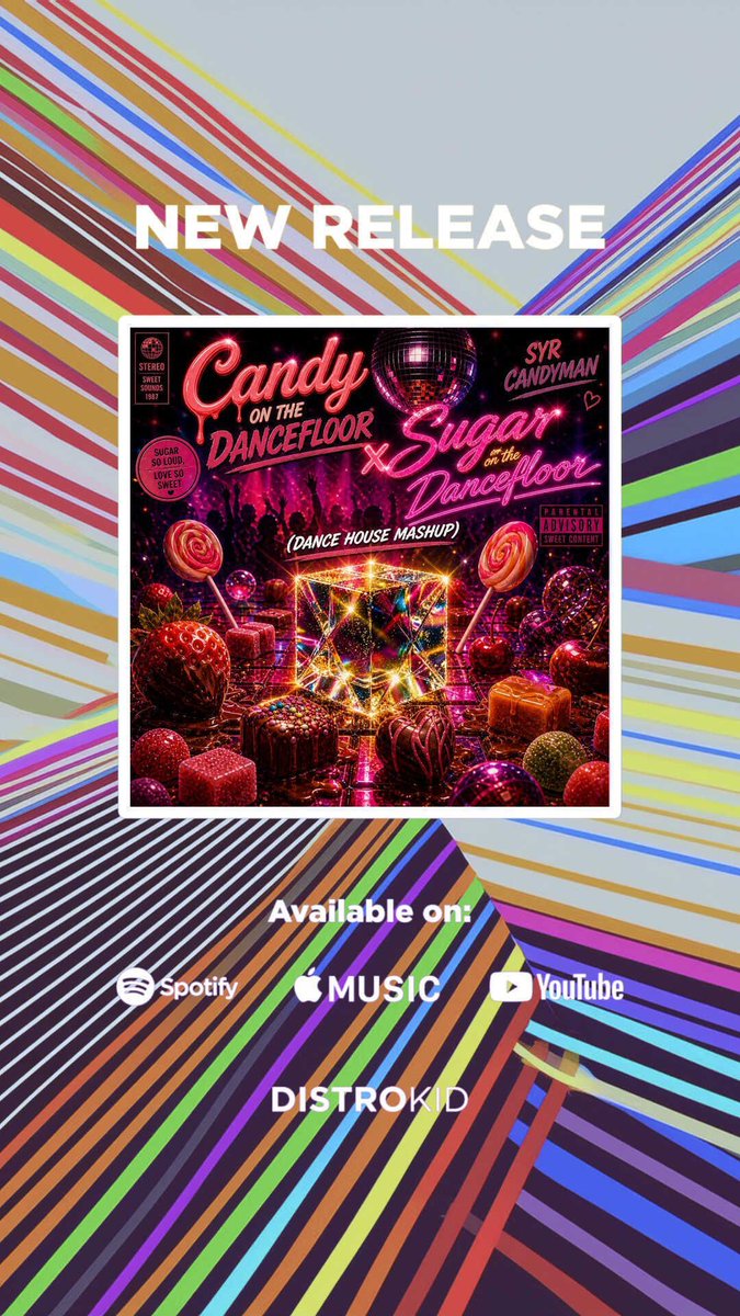 SpeachCandy's tweet photo. Candy on the Dancefloor and Sugar on the Dancefloor have been a big hit... so we just combined them! https://t.co/dVGiaHF1l6 https://t.co/BXx7uplMYC