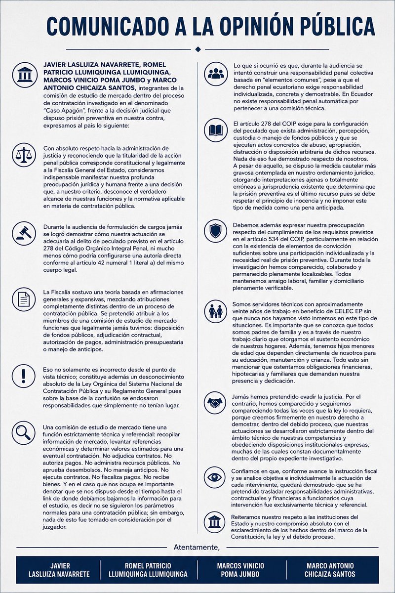 Castro_Iniguez's tweet photo. Compartimos la Carta Abierta por parte de la Comisión de Estudio de mercado del caso #PROGEN hoy llamado Apagón #Opinión https://t.co/CjXxuytutB