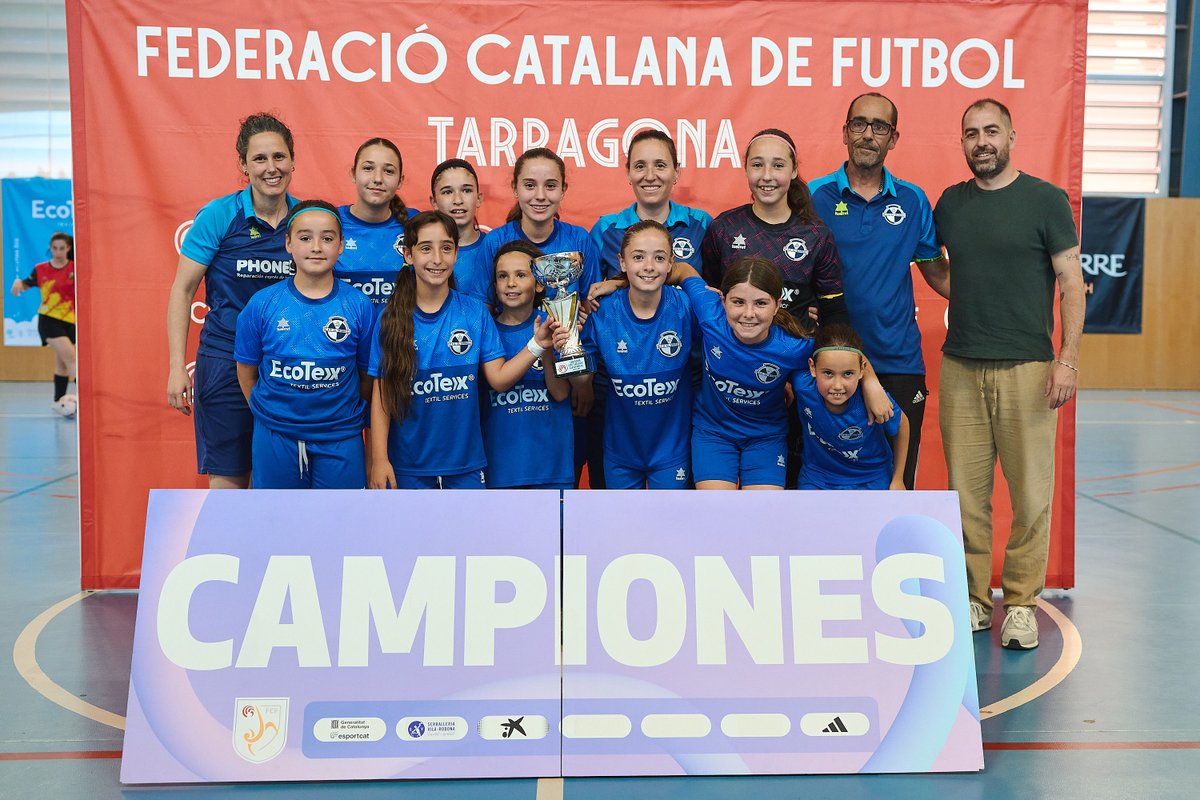 FCF_CAT's tweet photo. 🏆 𝐄𝐥𝐬 𝐫𝐞𝐬𝐮𝐥𝐭𝐚𝐭𝐬 𝐝𝐞 𝐥𝐞𝐬 𝐟𝐢𝐧𝐚𝐥𝐬 𝐝𝐞 𝐥𝐚 𝐂𝐨𝐩𝐚 𝐓𝐚𝐫𝐫𝐚𝐠𝐨𝐧𝐚 𝐁𝐚𝐬𝐞 𝐅𝐞𝐦𝐞𝐧𝐢𝐧𝐚 𝐝𝐞 𝐟𝐮𝐭𝐛𝐨𝐥 𝐬𝐚𝐥𝐚 𝟐𝟎𝟐𝟔

⚽️ El @fsamposta , @CfsMorell  -en les categories d'Infantil i Aleví Femení- i el 𝗖𝗙𝗦 𝗩𝗮𝗻𝗱𝗲𝗹𝗹𝗼̀𝘀 s'han proclamat campions en la jornada de futbol sala celebrada al Pavelló Municipal del Morell

🔗 Tots els detalls a https://t.co/MOgWTy1oMh

#futbolsala