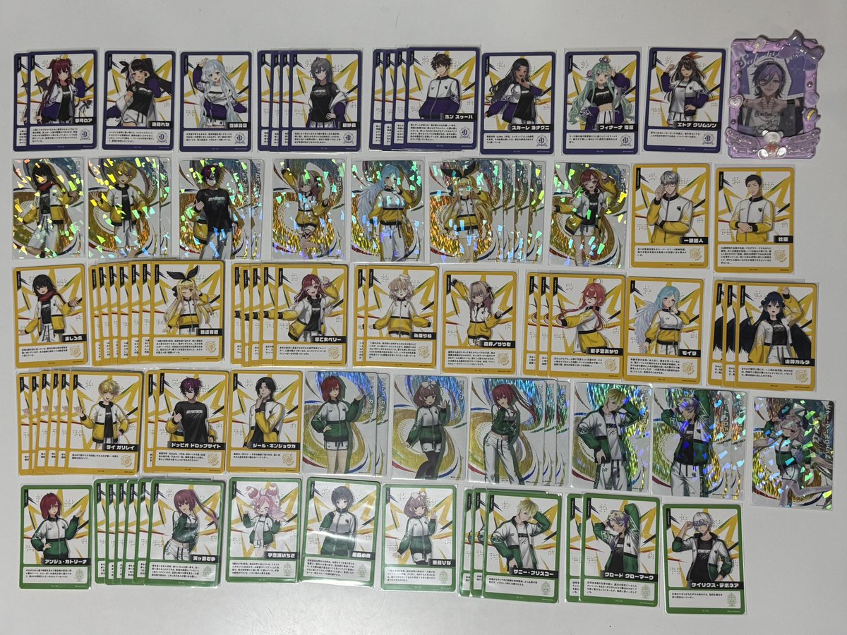 mtsu_Ns's tweet photo. にじさんじフェス にじフェス コレクションカード コレカ 交換 譲渡

譲)1~4枚目

求)5枚目or異種ﾘﾄﾘﾝor100円/枚

都内手渡しor郵送 https://t.co/d0LWC7y9YY