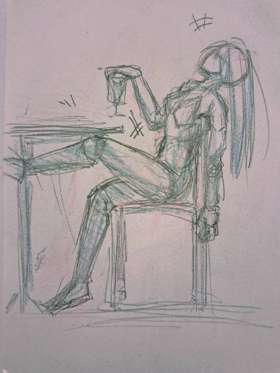 biYari_56's tweet photo. 気まぐれに描いたクロッキー https://t.co/bgnit7miO4