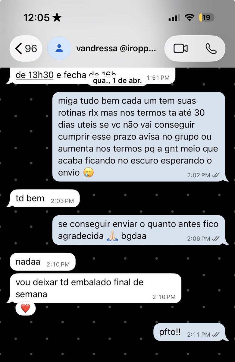 monchhirei's tweet photo. no pv e ela alterou para 60 dias úteis, mas continuei levando em consideração o que estava escrito na hora que preenchi, mesmo assim o prazo de 60 dias úteis quase foi ultrapassado também... https://t.co/QNLTvJt9kl