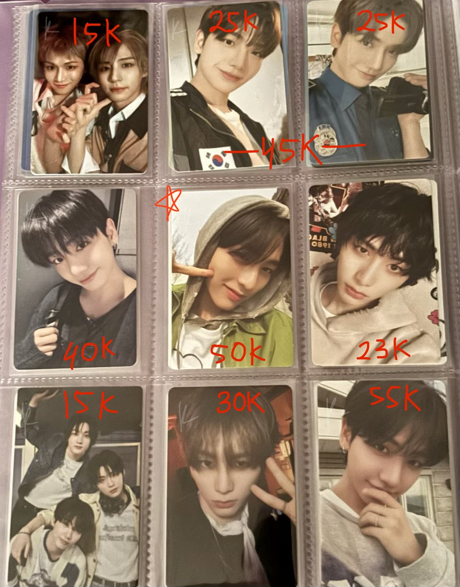 kiduolt's tweet photo. wts pc taesan jaehyun sungho leerionz myungnyangz ★

📍depok 
🏠 ready kamar
💰 on pict, min take 2 pc. khusus yang 15k min take 3 pc. take banyakan dapet disc 😆
⭐️ slight damage
✅ inc packing &amp; admin 🍊

note: kalau harganya kurang jelas/terlihat, boleh dm/reply! 🫶🏻 https://t.co/keQpnNZyES