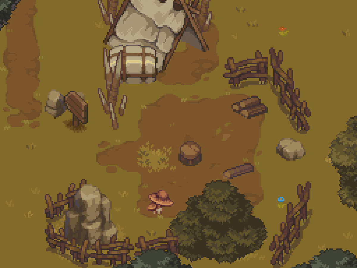 SaaaDGames's tweet photo. This is a piece of peace. It's made to bring rest and help living beings heal their wounds. #ScreenShotSaturday #pixelart https://t.co/o8xTlUJle6