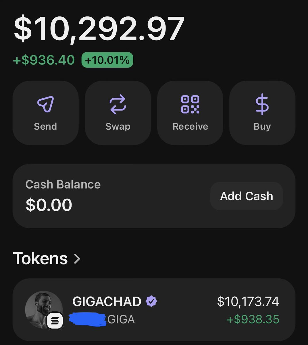 nirikakarot's tweet photo. It’s normie payday, the market is down, but $GIGA is up. I’ve only been in GIGA for a couple of days, and I already feel more muscular without even training… Imagine when I hit the gym later.

✅ Having GIGA in your pocket is what you want. A history of 13 green months is rare, but GIGA keeps making it happen. Let’s do it again.

Do your push-ups, DCA and ssshhht. 💪🏻