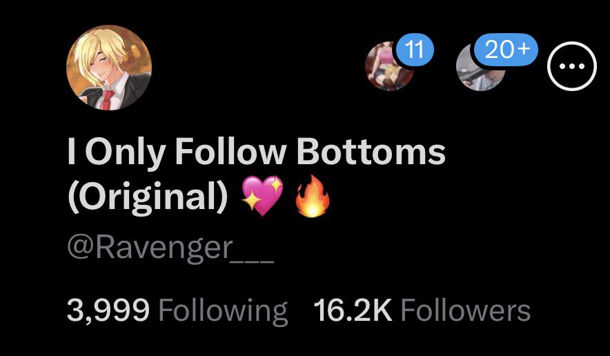 I Only Follow Bottoms (Original) 💖🔥 tweet media