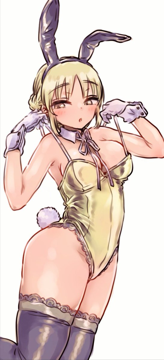 ゴールデンバニー着てみたclrさん 