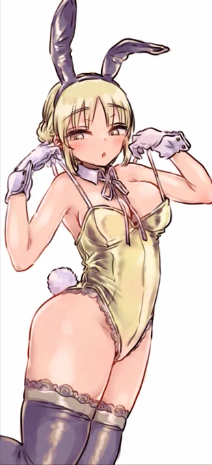 ゴールデンバニー着てみたclrさん
