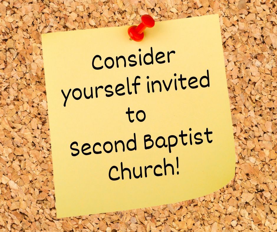 SecondBaptLaf's tweet photo. You are invited to join us for our services tomorrow at either 8:30 or 10:30 in the morning! We promise you'll find a welcoming and comfortable atmosphere. https://t.co/DEdgEWzhsz