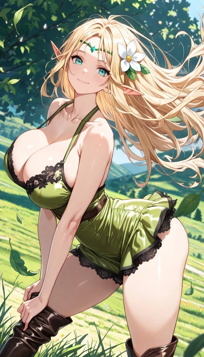 おはようございます。 This is an original SFW anime-style