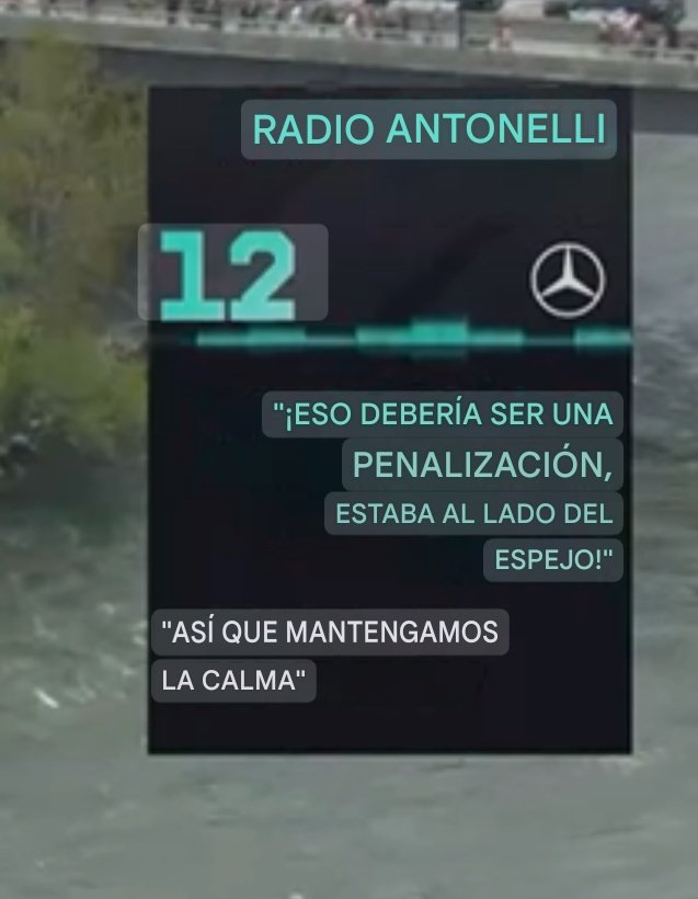 GRIPZIF1's tweet photo. Carrera sprint 
Kimi Antonelli está furioso con Russell y el equipo trata de calmarlo 

#FormulaOne #F1 #Formula1 #CanadianGP #Canadá https://t.co/64H67Ucr9n