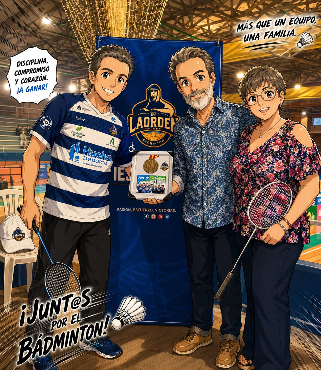 dperez_f's tweet photo. Vamosss @CBIESLAORDEN 

Hoy se juega la vuelta de la FINAL TOP 10 @BadmintonESP , en casa somos imparables!! 
Antes del partido he recibido la medalla de CAMPEONES 2024/25. 
Orgulloso PATROCINADOR de esta Familia !! 
#Huelva #Badminton #RSC https://t.co/gZpSnh5Djn