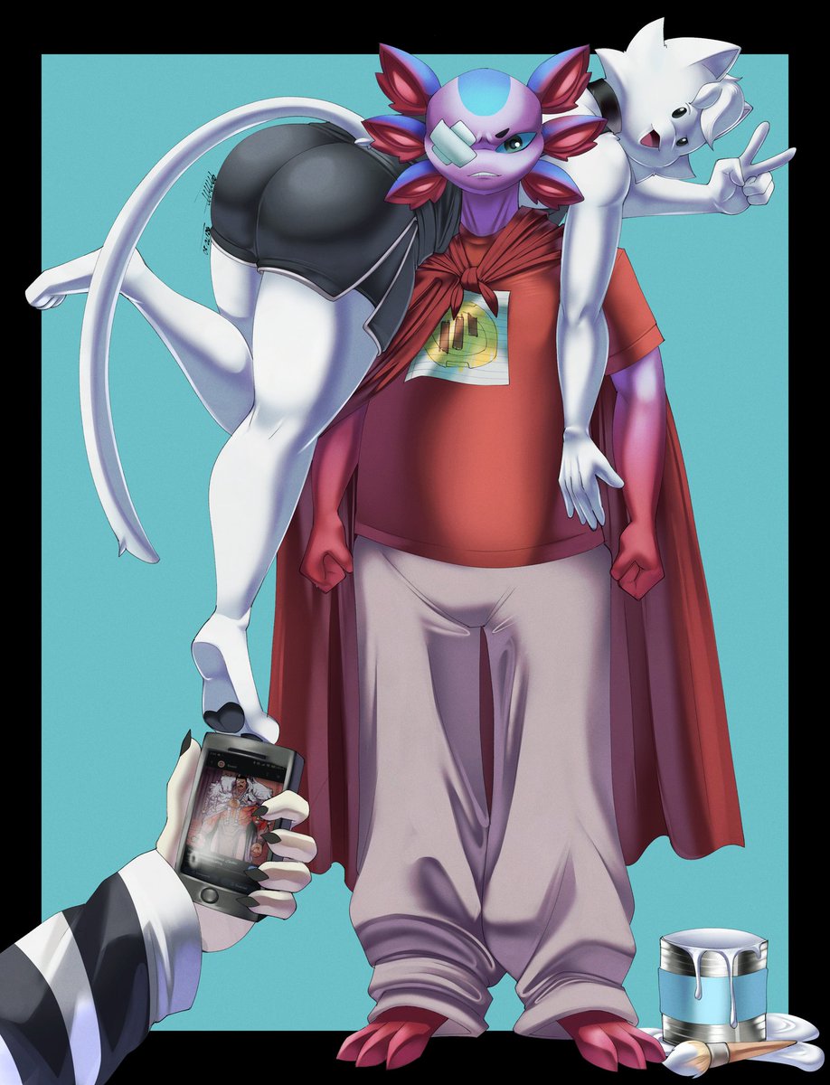 ComposedKarma72's tweet photo. "YOU'RE THE EMPEROR!" Did we did it right..?
#Fortnite #FortniteArt #Invincible
#Axo #CateMeowdy #Meowskulls https://t.co/cnmLv8Xgl3