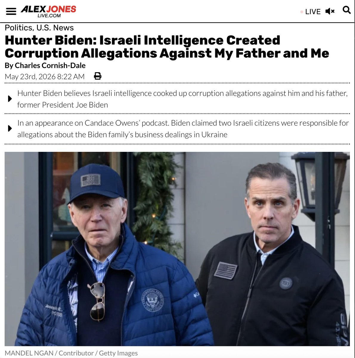 Alex Jones Network tweet media