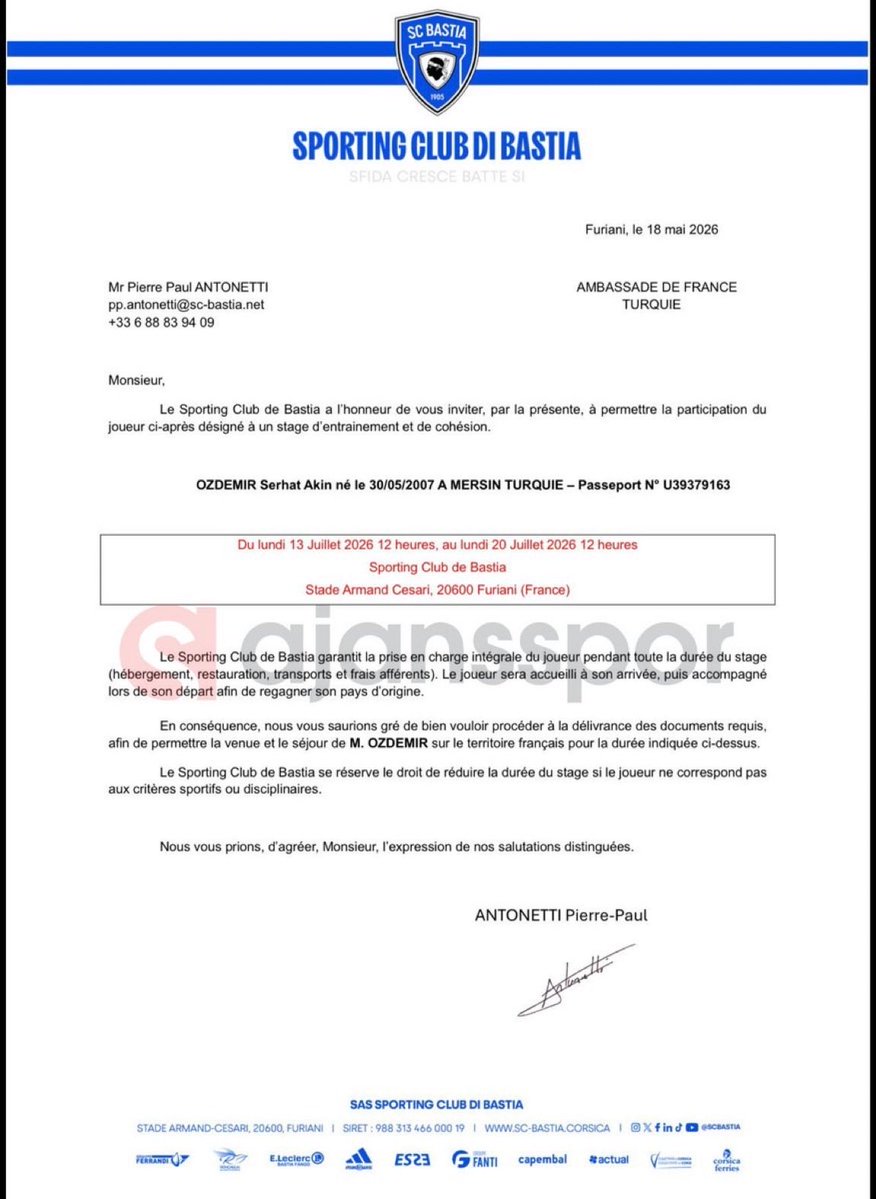 Gegenpresmi's tweet photo. SC Bastia, Etimesgutspor’un 18 yaşındaki merkez orta saha oyuncusu Serhat Akın Özdemir’i antrenmana davet etti. 

@ajansspor https://t.co/gMMzB1fVGc