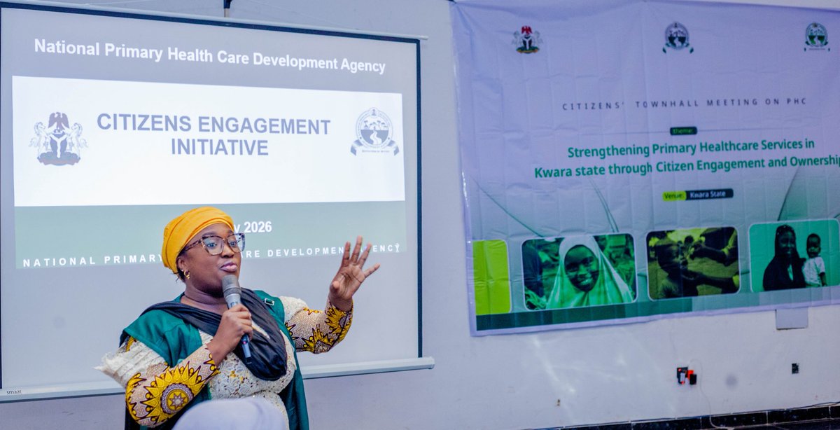 NphcdaNG's tweet photo. In Kwara State, the NPHCDA Citizen Engagement Townhall Meeting went beyond conversations on better healthcare delivery.

PHC champions were recognized and decorated for their commitment to strengthening healthcare services at the community level — https://t.co/BWcSn4JsIj