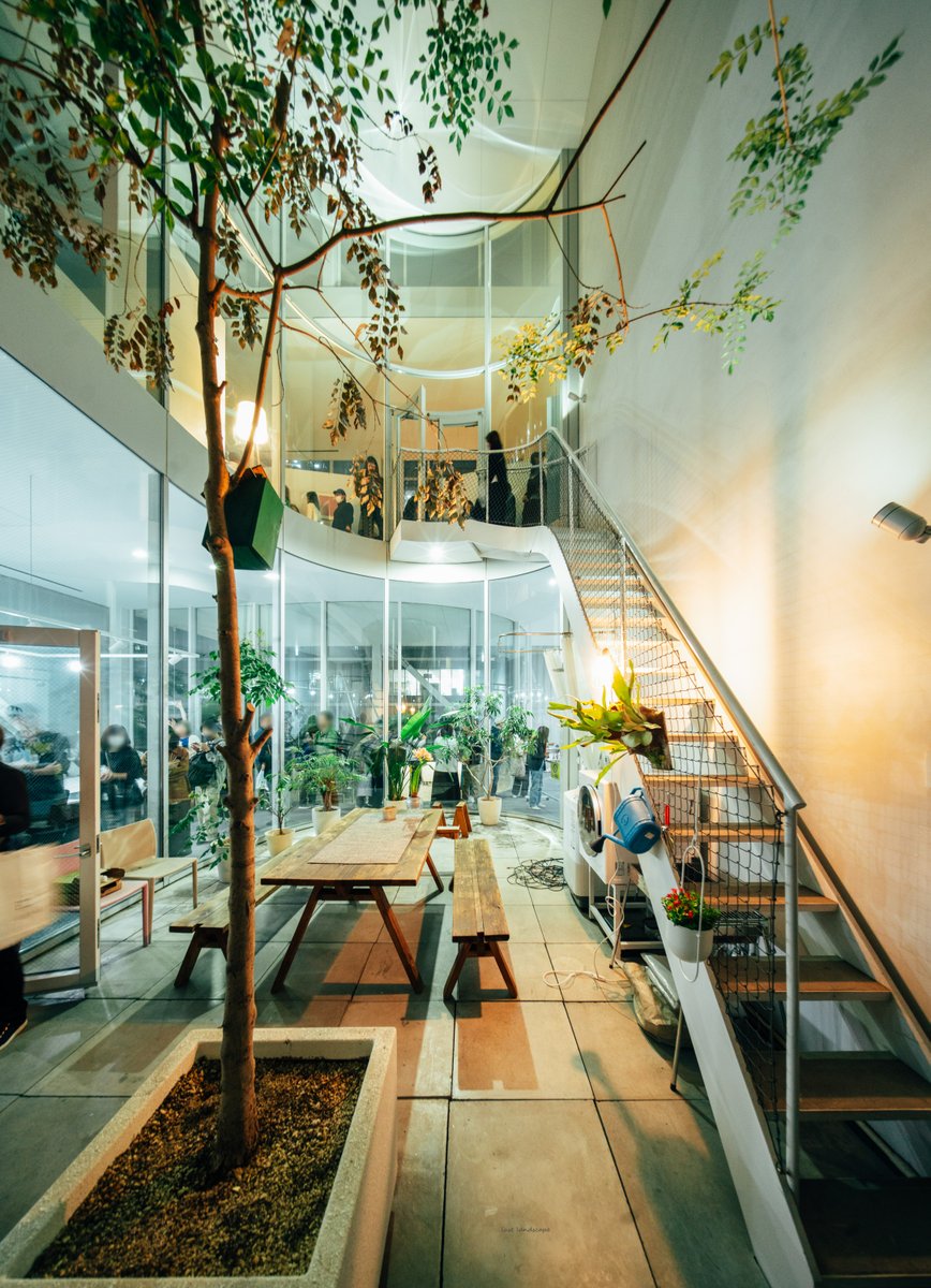 SHIBAURA HOUSE4階のオフィススペースは、アート作品の展示スペースとゲストドミトリースタイルのゲストルーム(1・2枚目)に改装され ...