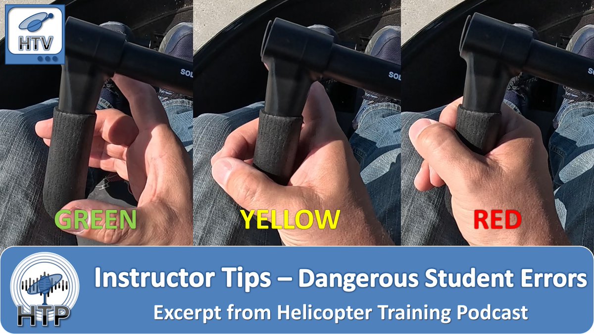 HeliTrainVids's tweet photo. 🚁 Instructor Tips &amp; Techniques https://t.co/CbDvVIksrp
Excerpt from Helicopter Training Podcast “Dangerous Student Errors” series. 
Covers techniques, tips &amp; accidents.  
Full series: https://t.co/U85jnvwEMe https://t.co/2dw6sotkpm