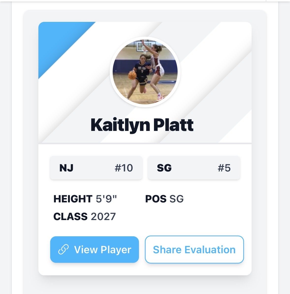 kaityplatt2027's tweet photo. Thank you for write-up @PGHNewJersey 🏀 😊 https://t.co/dBnVYURauO