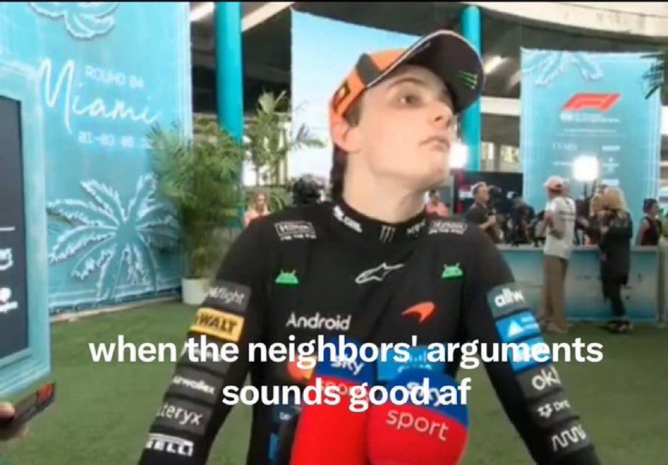 racepiastri's tweet photo. how it feels watching this mercedes drama go down https://t.co/5NLUUHQlUb