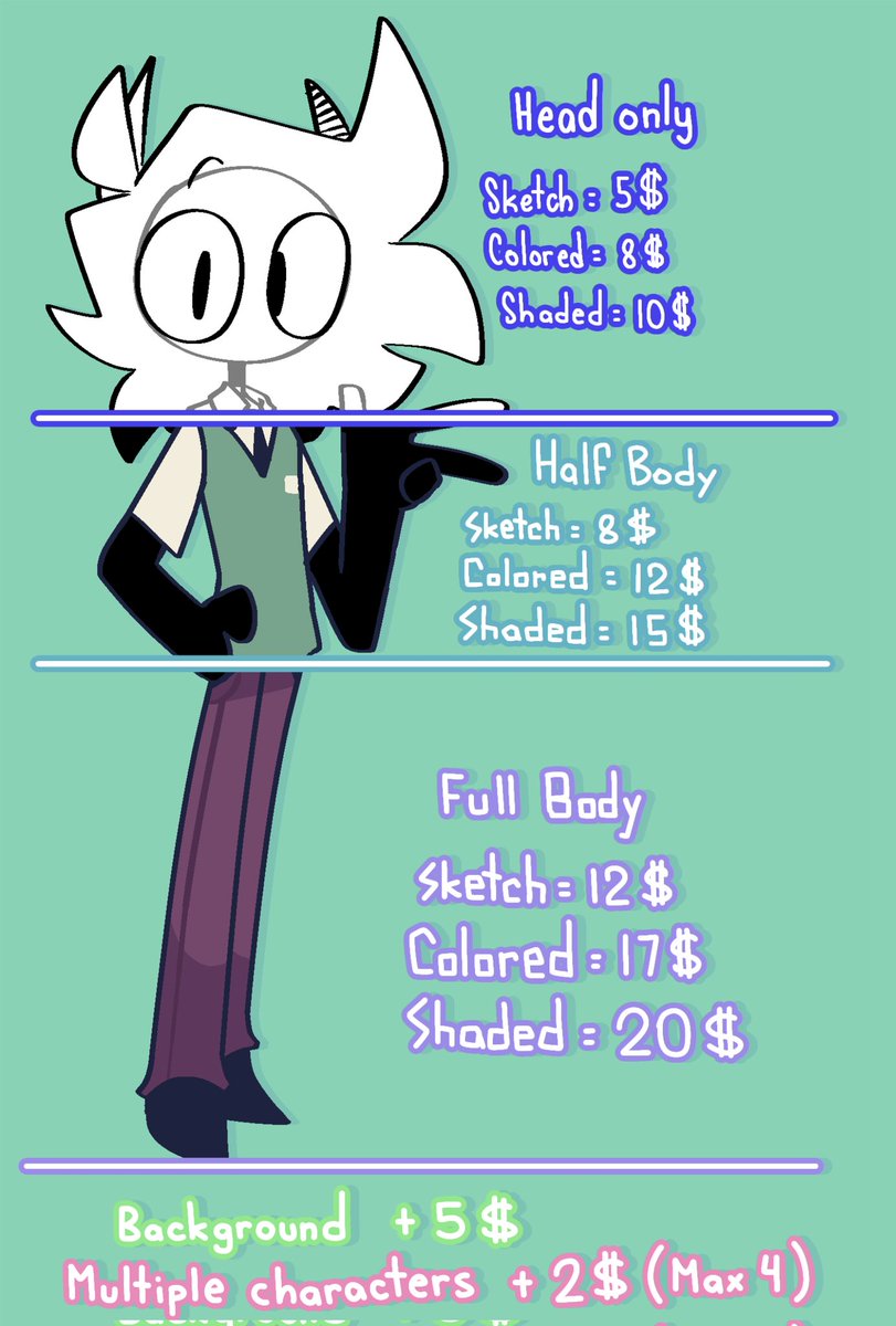 ZeoZe__'s tweet photo. Happy and nervous to say IM FINALLY OPENING COMMISSIONS!!!!

This takes a lot of courage for me to do but I'm willing to take this new step TvT

ACCEPTING 5 CLIENTS ONLY!!! https://t.co/wdebJYWm9m