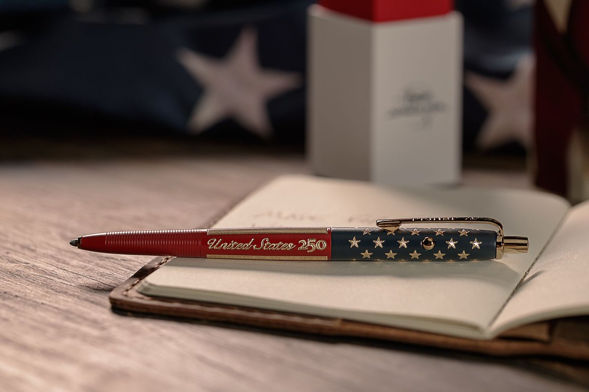 FisherPenCo's tweet photo. Memorial Day calls us to remember those who gave everything so the American story could continue. As we approach 250 years as a nation, we honor the courage and sacrifice that made that story possible.

For nearly 80 years, Fisher Space Pen has been carried by those writing history as it unfolds. This Memorial Day, we honor the heroes who made that history possible. Their story lives on.