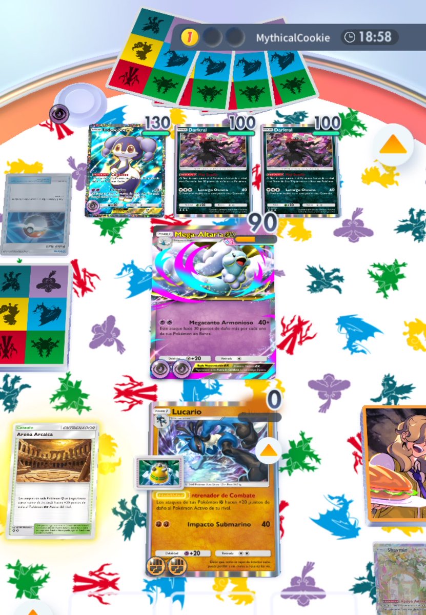 1sdav's tweet photo. Jugar con ese mazo de Darkrai mal sueño debería ser considerado pecado 😭 https://t.co/lSqkX89vBm