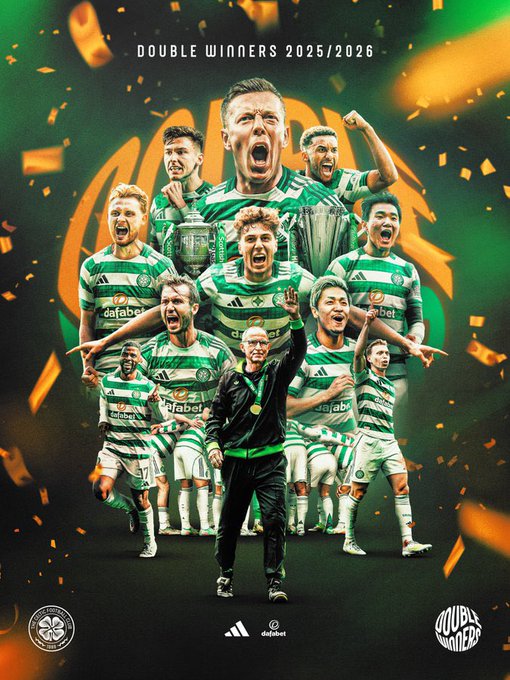 nyannthierry's tweet photo. 🍀 Domestic dominance from Celtic.

League secured. Scottish Cup secured. https://t.co/9U4CVSw50b