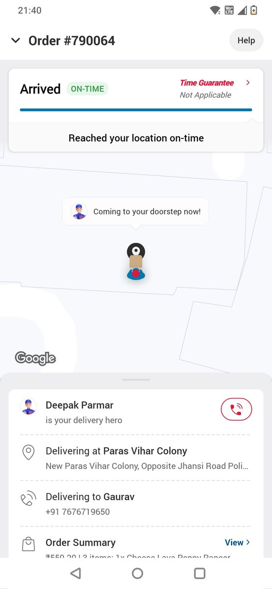 gdixit11's tweet photo. @dominos Ordered Pizza 1:30 hr back. As per app order prepared in 30 min and the rider reach in 20 min,
But delivery person was not at all nearby, I called him He said he is starting now he reached in another 30 min but pizzas and other items are not hot. https://t.co/2a6Q30CZ0A