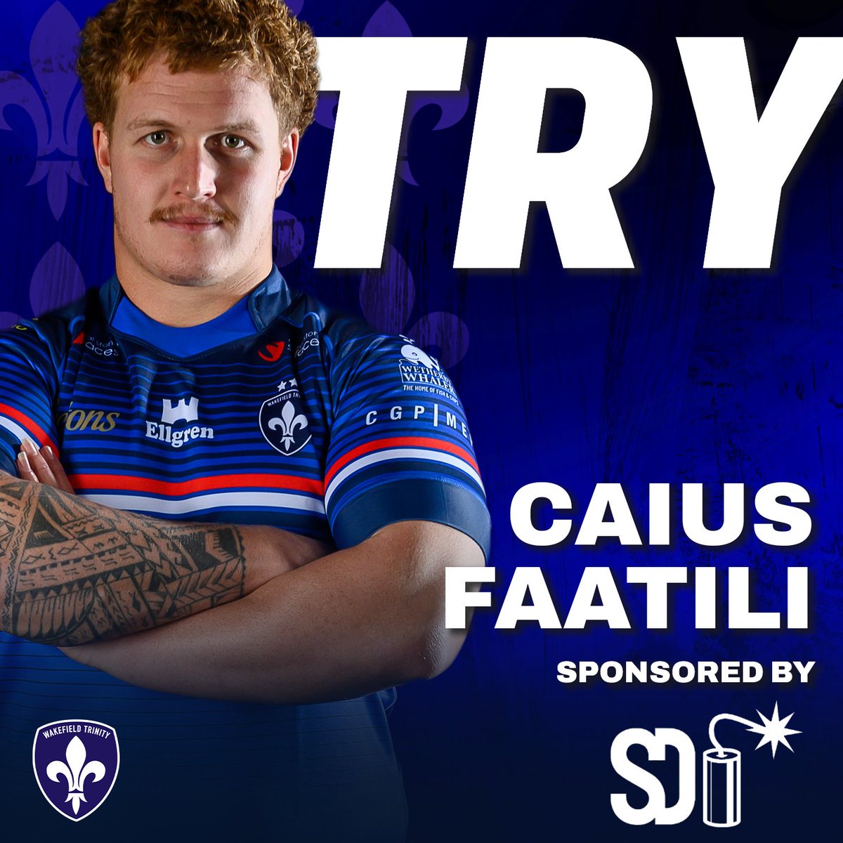 WTrinityRL's tweet photo. 27: TRRRRRY TRINITY!!!

FAATILI!!!! And the game flips on its head! Mason Lino sends Caius Faatili over!

🔵⚪️ 8-8 ⚜️⚜️

#UpTheTrin https://t.co/CAs4fv4nHj