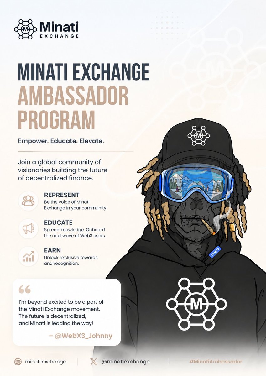 WebX3_Johnny's tweet photo. So pumped 🔥 @MinatiExchange 🚀 https://t.co/xDem4x09eX