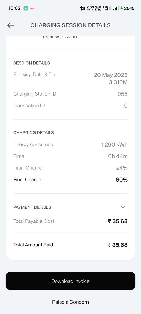 nm_shubham098's tweet photo. @VsagarMandal @VidaDotWorld @HeroMotoCorp And one more thing when I try to charge my Vida V2PRO on Ather's 3kw grid my Vida was not initiating the charging, even after I tried multiple times, to charge on Ather Grid the step is same but if you charge on Vida's grid it will start charging on 1st try with same step. https://t.co/RJAVYud1K1