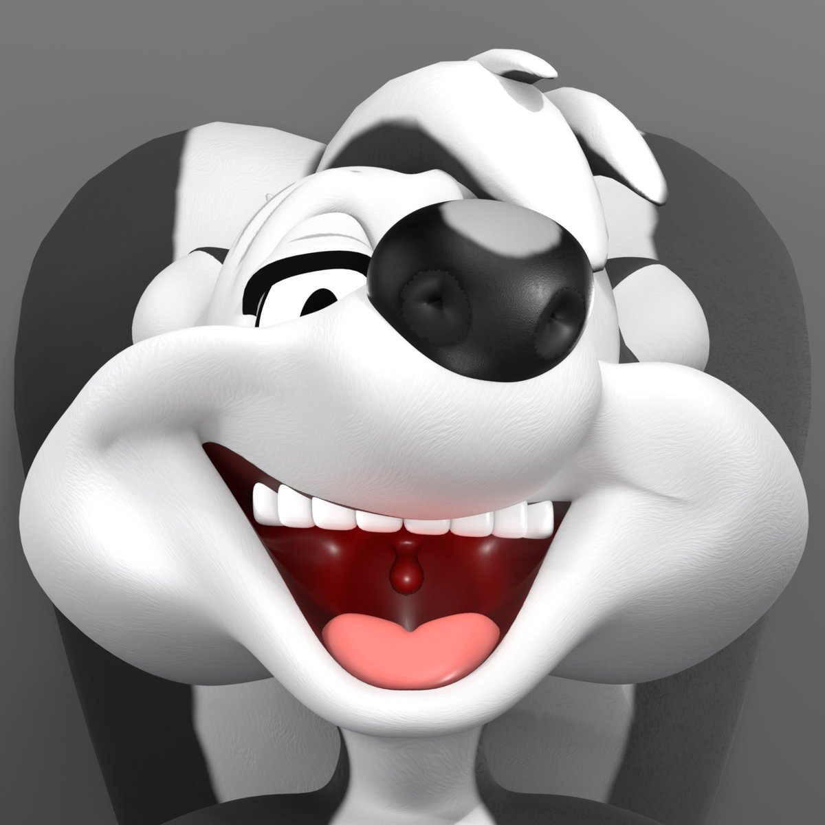 Mangle28796488's tweet photo. CW: #Maw #Uvula 

Comm from Kano2001 feat: Pepe showing off the best part of his mouth, I guess

#Blender #PepeLePew #Comm https://t.co/Yq1aVcS1m6