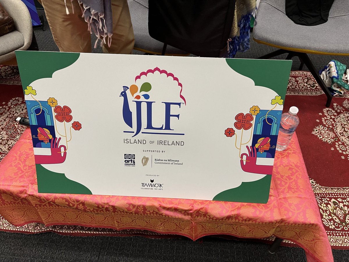 _cusubt's tweet photo. At Ulster University this afternoon to contribute to a panel discussion and Q&amp;A session on  ‘Tongue, Tribe and Self’ alongside Pól Deeds and Lata Sharma chaired by @malodoherty as part of the @JaipurLitFest. https://t.co/awrRpTG6Tq
