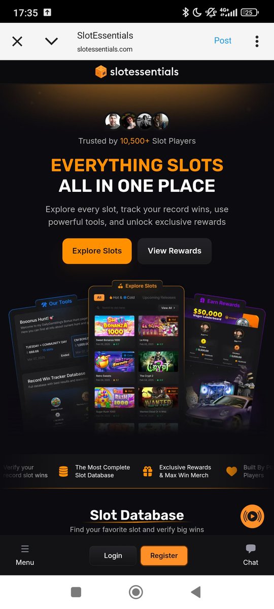 Basilver143's tweet photo. @slotessentials The homepage is honestly lit
It will be cool to add some of your top partners icons or names somewhere at the botton too https://t.co/yE2IV8ruvX